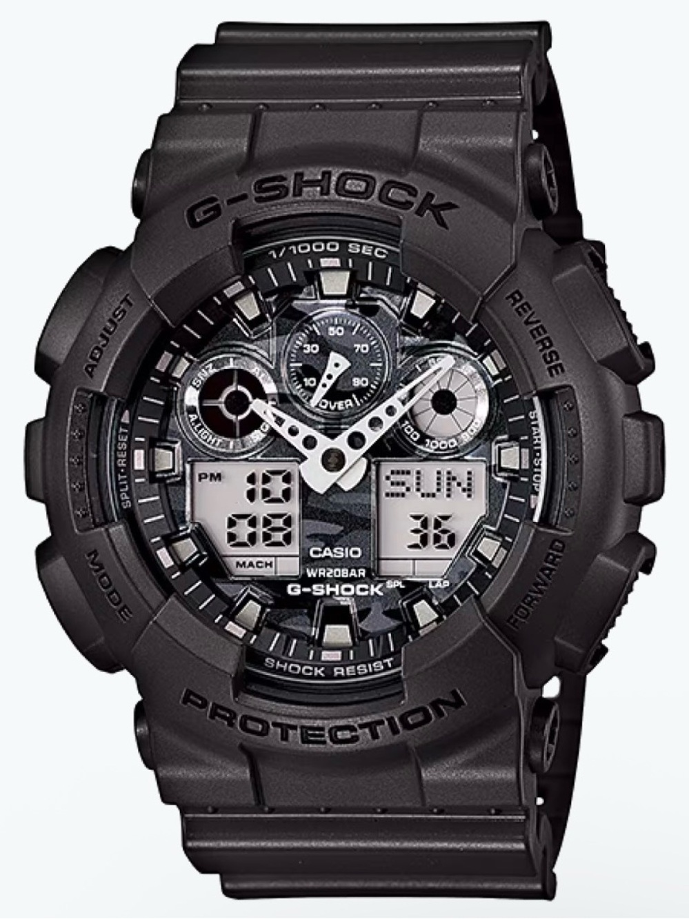 Casio G-Shock GA-100CF-8A Men's Analog/Digital Watch (Camouflage)